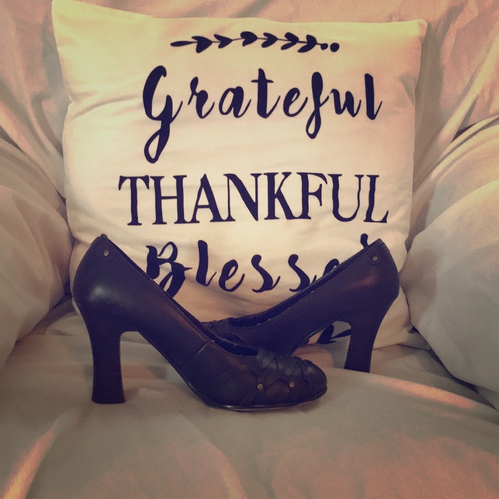 Brown heels